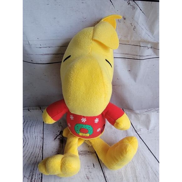 Peanuts Woodstock 15 Inch Plush Christmas Wreath Shirt Stuffed Animal - Picture 3 of 9